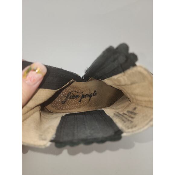 Free people Boots white James chunky Womens 8.5 gorpcore y2k style lagenlook - Picture 6 of 10